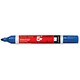 5 Star Office Flipchart Marker Pen Water-based Bullet Tip 1.5-3mm Line Blue [Pack 12]
