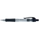 5 Star Office Ball Pen Retractable Medium 1.0mm Tip 0.4mm Line Black [Pack 10]