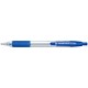 5 Star Office Ball Pen Retractable Medium 1.0mm Tip 0.4mm Line Blue [Pack 10]