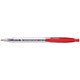 5 Star Office Ball Pen Retractable Medium 1.0mm Tip 0.4mm Line Red [Pack 10]