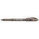 5 Star Office Grip Ball Pen 1.0mm Tip 0.4mm Line Black [Pack 10]