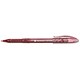 5 Star Office Grip Ball Pen 1.0mm Tip 0.4mm Line Red [Pack 10]