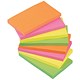 5 Star Office Re-Move Notes Repositionable Neon Pad of 100 Sheets 76x127mm Assorted [Pack 12]
