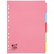 5 Star Office Subject Dividers Multipunched Manilla Board 5-Part A4 Assorted [Pack 50]