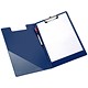 5 Star Fold-over Clipboard with Front Pocket Foolscap Blue