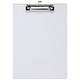 5 Star Office Clipboard Plastic Durable with Rounded Corners A4 Clear