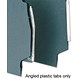 5 Star Office Tabs Plastic for Lateral Files Clear [Pack 50]