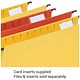 5 Star Premier Card Inserts for Suspension File Tabs White [Pack 50]