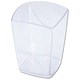 5 Star Office Pencil Pot W74xD74xH105mm Crystal