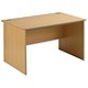 Trexus Classic Desk Rectangular Panel End W1200xD800xH720mm Oak