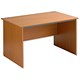 Trexus Classic Desk Rectangular Panel End W1200xD800xH720mm Beech