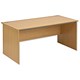 Trexus Classic Desk Rectangular Panel End W1600xD800xH720mm Oak