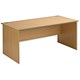 Trexus Classic Desk Rectangular Panel End W1800xD800xH720mm Oak