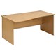 Trexus Classic Desk Wave Panel End Left-hand W1600xD1000-800xH720mm Oak