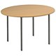 Trexus Office Circular Table 18mm Top Dia1200xH737mm Oak