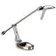 Merit Table Lamp with Dimmer Switch and Bulb 12V 50W 710mm Satin Chrome Ref 914808