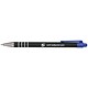 5 Star Premier Ballpoint Pen Retractable Soft Grip Medium 1.0mm Tip 0.5mm Line Blue [Pack 12]