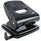 5 Star Office Punch 2-Hole Metal with Plastic Base Capacity 30x 80gsm Black and Grey