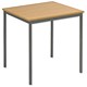 Trexus Office Table Square 18mm Top W730xD730xH737mm Oak