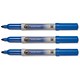 5 Star Premier Drywipe Marker Pen 72-hour Dry-safe Bullet Tip 1.5mm Line Blue [Pack 12]