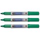 5 Star Premier Drywipe Marker Pen 72-hour Dry-safe Bullet Tip 1.5mm Line Green [Pack 12]