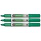 5 Star Premier Flipchart Marker Pen Water-based Dry-safe Bullet Tip 1.5mm Line Green [Pack 12]