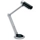 Merit Desk Lamp Plastic Shade with Metal Stem Adjustable to H860mm 18W Black Ref 921131