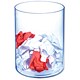 CEP Waste Bin 16 Litre W260xD260xH337mm Blue Ice