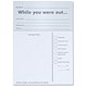 While You Were Out Pad Pre-printed with Action Checkboxes 80 Sheets 148x105mm White Ref 922129 [Pack 10]
