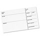 Filing Set 4 Part Pre-printed and Gummed W127xH76mm White Ref 922250 [Pack 100]