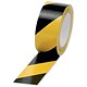 Hazard Tape Soft PVC Internal Use 50mmx33m Black and Yellow [Pack 6]