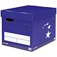 5 Star Premier Superstrong Archive Storage Box Foolscap W307xD403xH320mm Blue [Pack 10]