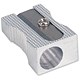 5 Star Office Pencil Sharpener Pocket-sized Metal for Max. Diameter 8mm Single Hole [Pack 5]