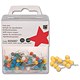 5 Star Office Map Pins 5mm Head Yellow [Pack 100]