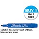 Sharpie Flipchart Marker Bleed-free Bullet Tip Assorted Ref S0811360 [Pack 4 and BOGOF] Apr-Jun 2008
