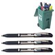 Pentel Energel Xm Rollerball Pen Fine 0.7mm Tip Black Ref BL57-A [Pack 12 and Wheelie Bin] Apr-Jun 2008