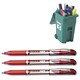 Pentel Energel Xm Rollerball Pen Fine 0.7mm Tip Red Ref BL57-B [Pack 12 and Wheelie Bin] Apr-Jun 2008
