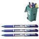 Pentel Energel Xm Rollerball Pen Fine 0.7mm Tip Blue Ref BL57-C [Pack 12 and Wheelie Bin] Apr-Jun 2008