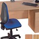 Sonix S1 Cantilever 1200 Desk Rectangular with Silver Frame W1200xD800xH730mm Oak