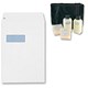 Plus Fabric Envelopes Pocket Peel/Seal Window 120gsm C4 White [Pack 250 and FREE Gift Set] Apr-Jun 2008