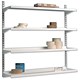 Trexus Top Shelf Shelving Unit System 4 Shelves Wall-mounted W1000xD270xH1048mm Metal