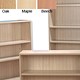 Sonix Bookcase Tall with 4 Internal Shelves W1000xD350xH1900mm Beech
