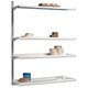 Trexus Top Shelf Extension Bay Unit for Metal Shelving Unit 4 Shelf W1000xD270xH1524mm Metal