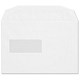Postmaster Envelopes Wallet Gummed with High Window 90gsm White C5 [Pack 500]