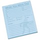 Challenge While You Were Out Message Pad 80 Sheets 127x102mm Blue Paper Ref B71973 [Pack 10]