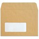 New Guardian Envelopes Lightweight Wallet Press Seal Window 80gsm Manilla C6 [Pack 1000]