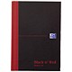 Oxford Black n Red Book Casebound 90gsm Ruled Indexed A-Z 192 Pages A6 Ref C67199 [Pack 5]