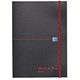 Oxford Black n Red Polynote Book Casebound Elasticated 90gsm Ruled 192 Pages A5 Ref D67070 [Pack 5]
