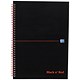 Oxford Black n Red Notebook Soft Cover Wirebound Perforated 90gsm Ruled 100 Pages A4 Ref F66368 [Pack 10]