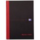 Oxford Black n Red Book Casebound 90gsm Ruled Indexed A-Z 192 Pages A5 Ref H67197 [Pack 5]